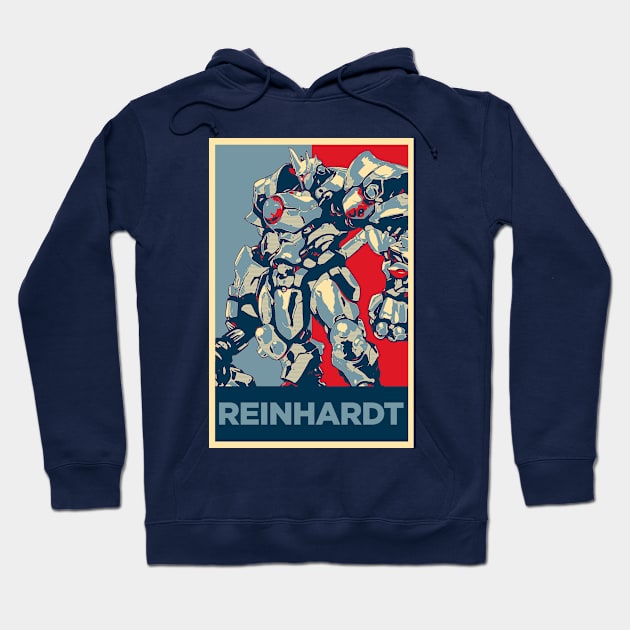 Reinhardt Poster Hoodie by Anguru